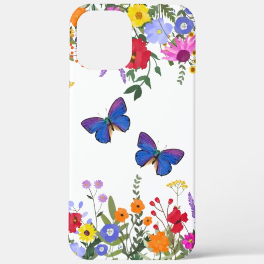 ワイルドフラワーズiPhone 12 Pro Max Mate iPhoneケース Case-Mate iPhoneケース (裏面)