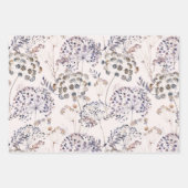 ワイルドフラワーセット3包み紙シート ラッピングペーパーシート (正面3)