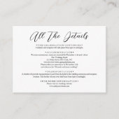 ワイルドフラワーセージ結婚グリーンのQRコードすべての詳細 エンクロージャーカード (正面)