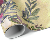 ワイルドフラワーゼブラ ラッピングペーパー (ロールコーナー)