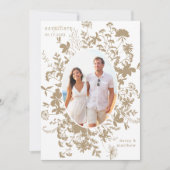 ワイルドフラワータンシルエット2結婚写真 セーブザデート (正面)