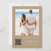 ワイルドフラワータンシルエット2結婚写真 セーブザデート (裏面)