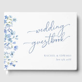 ワイルドフラワーダスティブルー結婚ズ ゲストブック (正面)