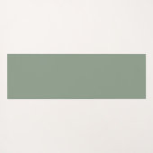 ワイルドフラワーダスティージュセージフローラグリーン ヨガマット (裏面(横))