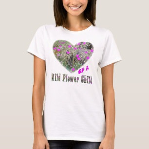 ワイルドフラワーチャイルド – 長袖シャツ Tシャツ
