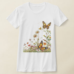 ワイルドフラワーチョウ Tシャツ