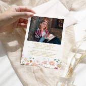 ワイルドフラワーツーフォト卒業発表 招待状