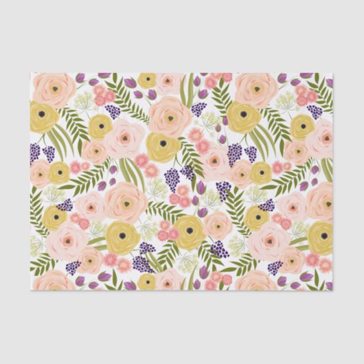 ワイルドフラワーティッシュペーパー 薄葉紙 (正面)