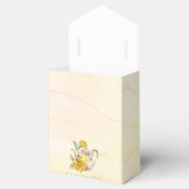 ワイルドフラワーティーパーティーのブライダルシャワー フェイバーボックス (オープン)