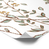 ワイルドフラワーティーパーティーシャワーへようこそ ポスター (角)