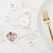 ワイルドフラワーティーパーティーブライダルシャワー写真 コンフェッティ (グループ)