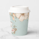 ワイルドフラワーティーパーティー紙カップ 紙コップ (左)