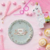 ワイルドフラワーティーパーティー紙プレート ペーパープレート (パーティー)