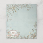 ワイルドフラワーティーパーティー誕生日 プレイスカード (外部開封)