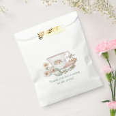 ワイルドフラワーティーパーティー フェイバーバッグ (封をした状態)