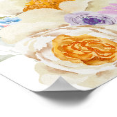 ワイルドフラワーティーブライダルシャワーのご案内 ポスター (角)