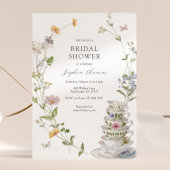 ワイルドフラワーティーブライダルシャワー 招待状