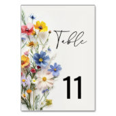 ワイルドフラワーテーブル番号 テーブルナンバー (裏面)