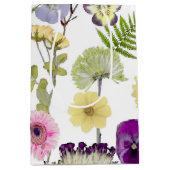 ワイルドフラワーテーマ抱き枕 ミディアムペーパーバッグ (正面)