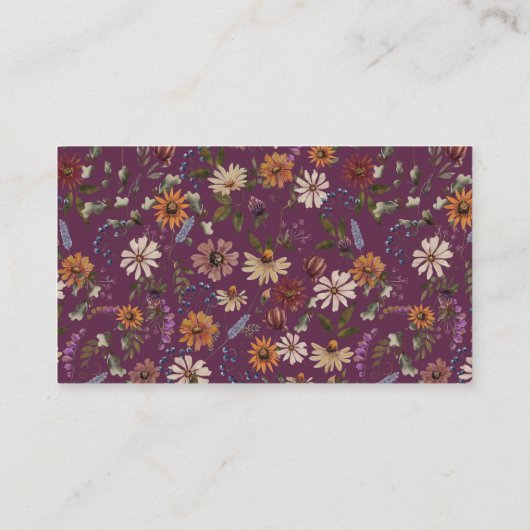 ワイルドフラワーディスプレイシャワーカード エンクロージャーカード (裏面)