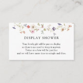 ワイルドフラワーディスプレイシャワー囲いカード エンクロージャーカード (正面)