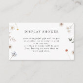 ワイルドフラワーディスプレイシャワー エンクロージャーカード (正面)