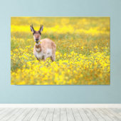 ワイルドフラワーディナー キャンバスプリント (インサイチュ (ウッドフロア))