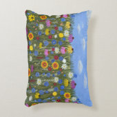 ワイルドフラワーデイジー アクセントクッション (正面(垂直))