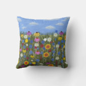 ワイルドフラワーデイジー クッション (裏面)