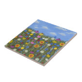 ワイルドフラワーデイジー タイル (側面)