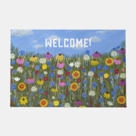 ワイルドフラワーデイジー ドアマット