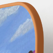 ワイルドフラワーデイジー ピックルボールラケット (左詳細)