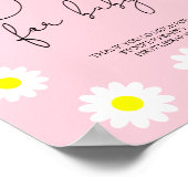 ワイルドフラワーデイジー-ベビー用の本 ポスター (角)