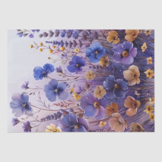 ワイルドフラワーデコページ 薄葉紙 (正面)