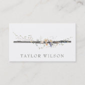 ワイルドフラワーデザインフルート先生 名刺 (正面)