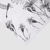 ワイルドフラワードラゴンフライのデカップクラフトデイジースケッチ 薄葉紙 (詳細)