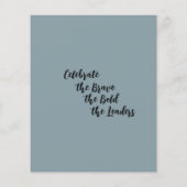 ワイルドフラワードリームフラットノートカード (裏面)