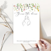 ワイルドフラワードレスブライダルシャワーゲーム