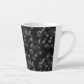 ワイルドフラワードードルズパターンラテマグ カフェラテマグ (右)