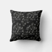 ワイルドフラワードードルズパターン装飾用クッション クッション (裏面)