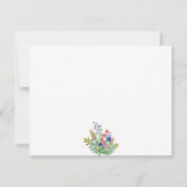 ワイルドフラワーノートカード ノートカード (裏面)