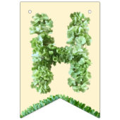 ワイルドフラワーハッピーバースデーバナー バンティングフラッグ (第2の旗)