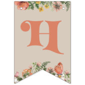 ワイルドフラワーハッピーバースデーバナー |ワイルドフラワー バンティングフラッグ (第2の旗)