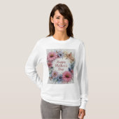 ワイルドフラワーハッピーマザーズデイ Tシャツ (正面フル)