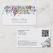 ワイルドフラワーハニーファーム 名刺 (正面/裏面)