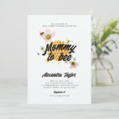 ワイルドフラワーハニーママへビー女の子シャワー 招待状 (スタンド正面)