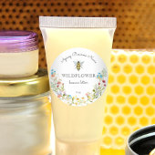 ワイルドフラワーハニー カスタム製品ラベル ラウンドシール