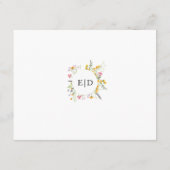 ワイルドフラワーハネムーンウィッシュQRコード エンクロージャーカード (裏面)