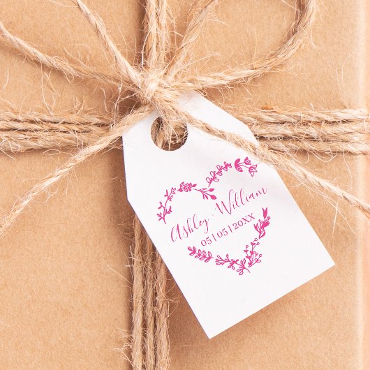 ワイルドフラワーハートデザイン結婚forma's セルフインキングスタンプ