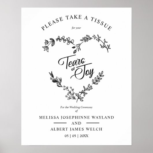 ワイルドフラワーハート喜びの涙結婚の引用文 ポスター (正面)